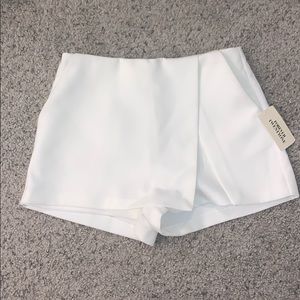 White Skort